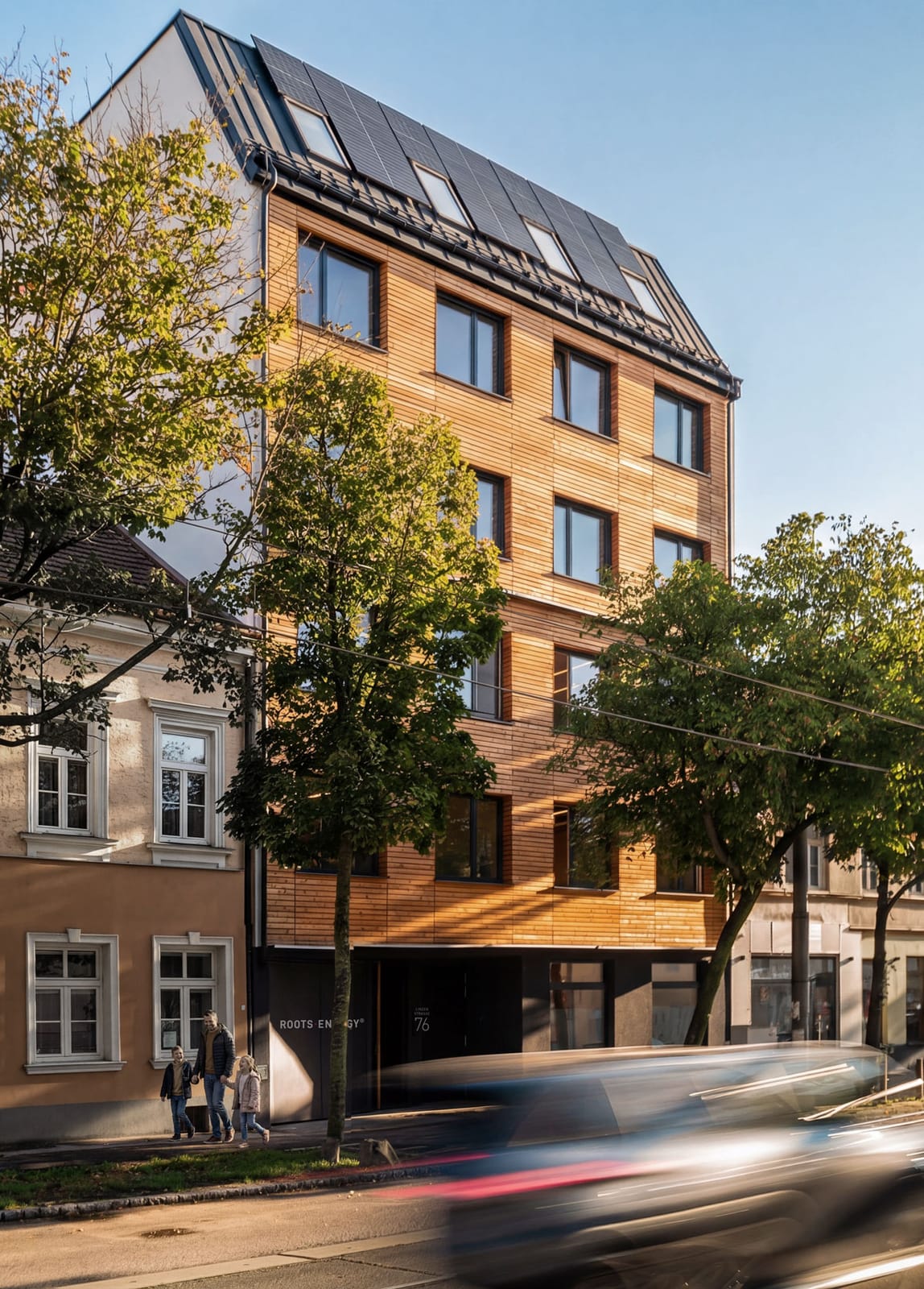 Roots·House an der Linzer Straße 76 in Wien-Penzing, Forschungs- und Entwicklungszentrum